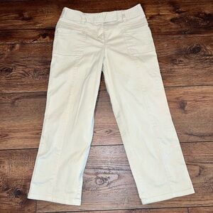 LOFT Beige Cotton Pants
